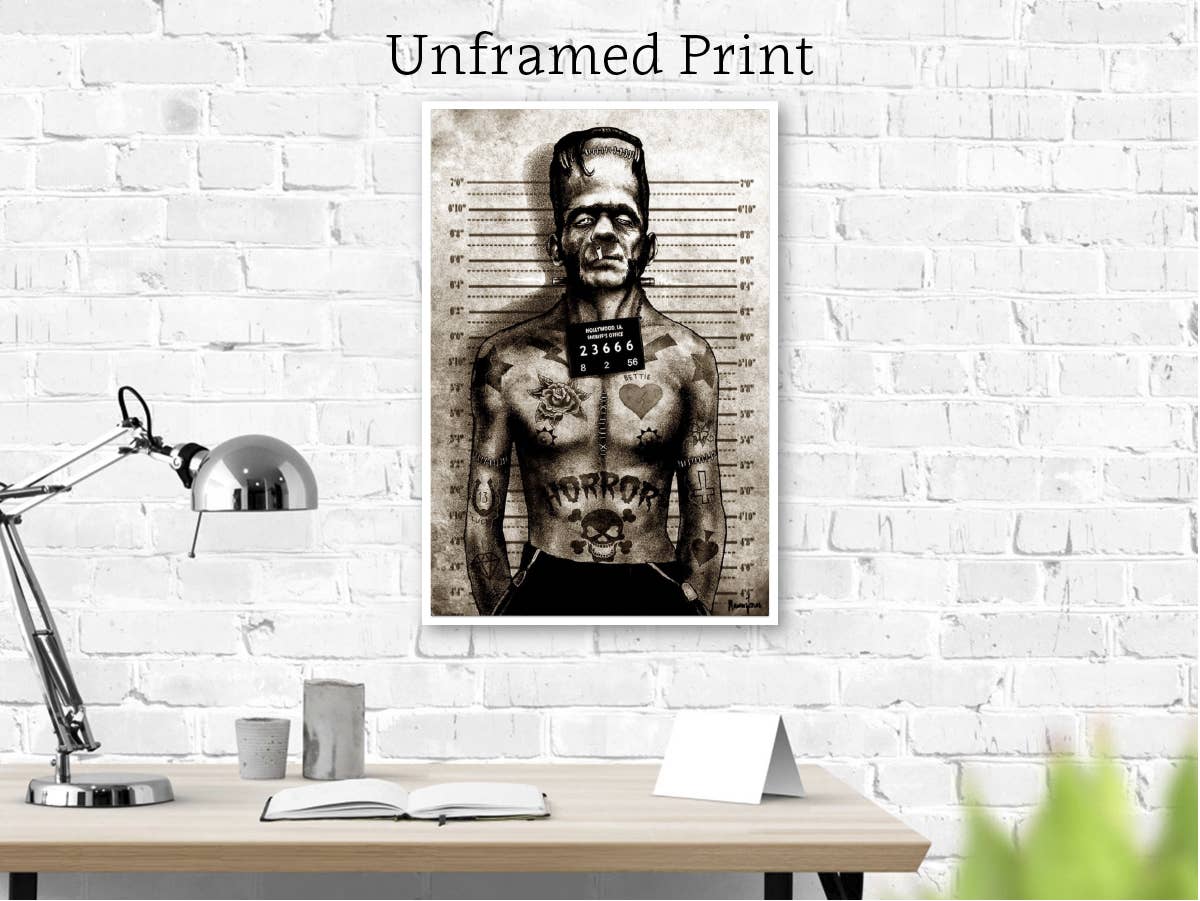 Franky Mugshot - Art Print