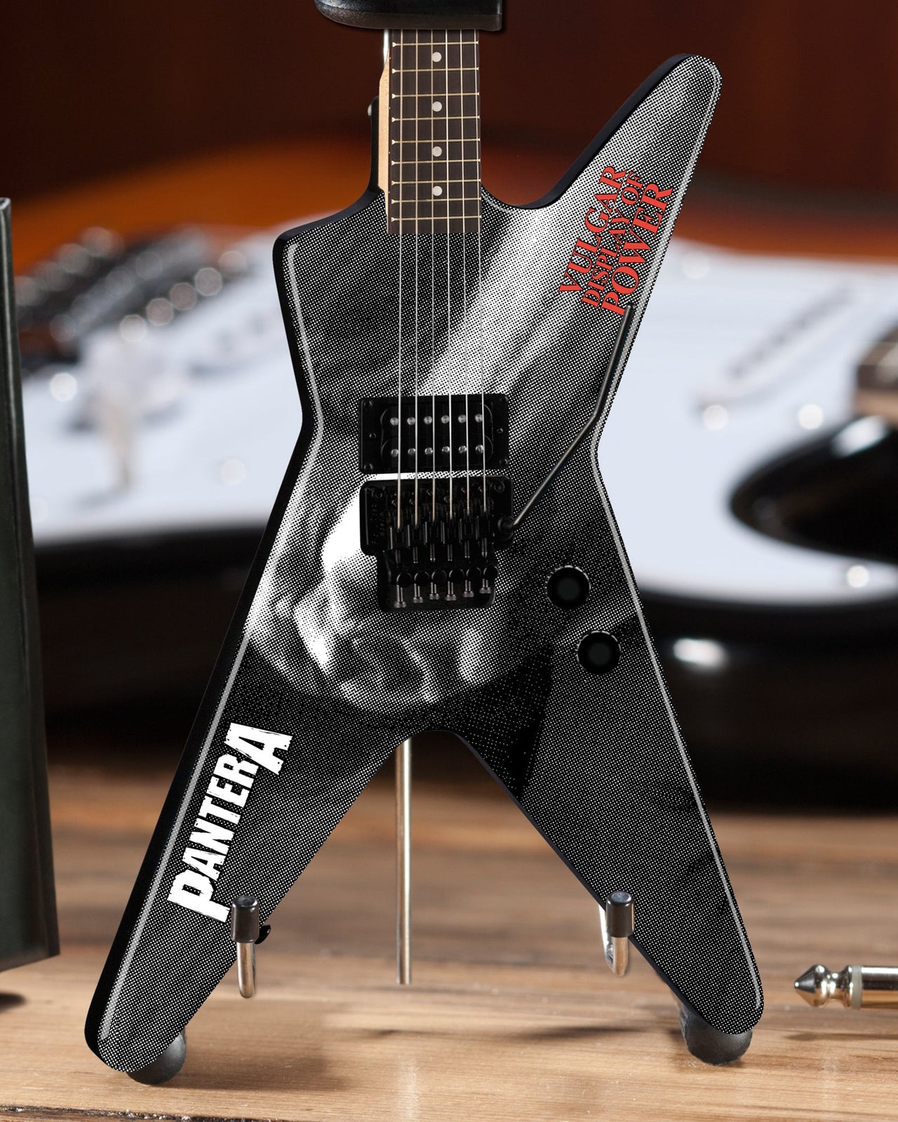 Set of 3 Handcrafted Dean Dimebag Signature Pantera ML Mini Guitar Models
