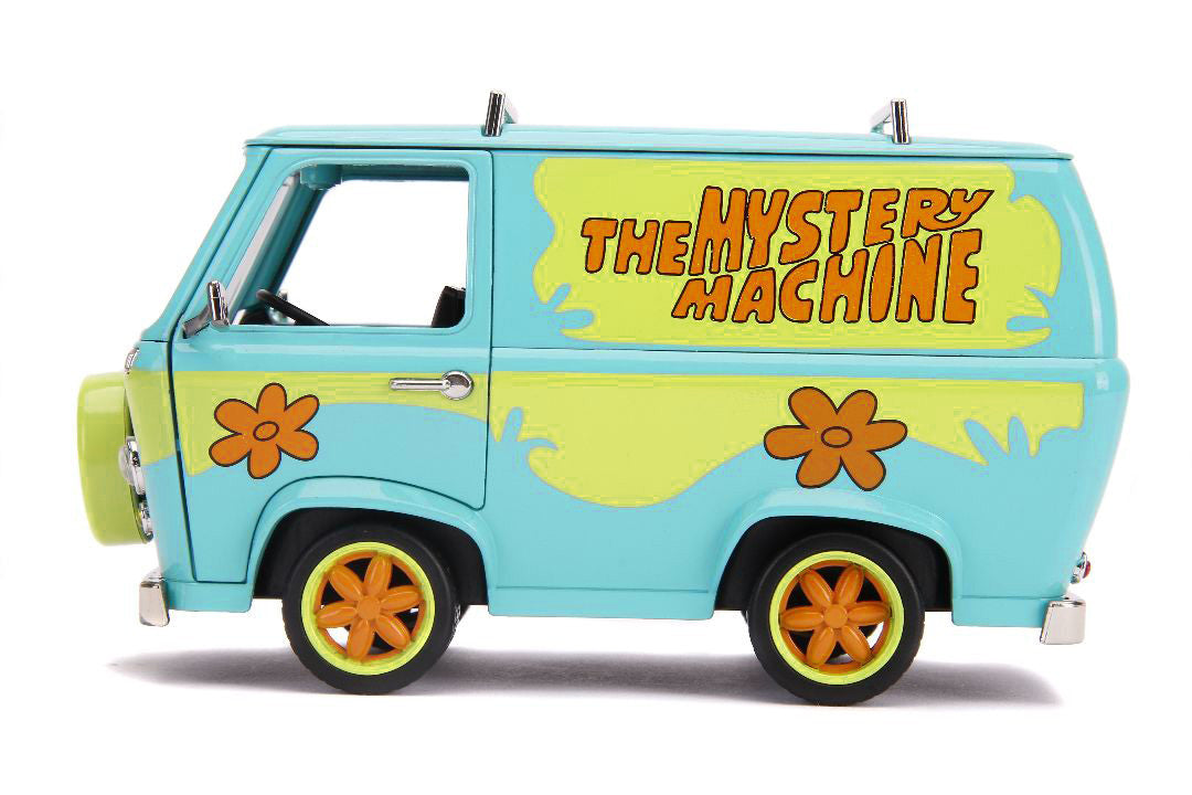 The Mystery Machine with Shaggy and Scooby-Doo Figurines "Scooby-Doo!" 1/24 Diecast Model Car by Jada-1