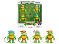 Set of 4 Diecast Figure Key Chains 