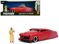 1951 Mercury Matt Red with Purple Stripes and Creep Diecast Figure 