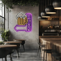 Bar Metal Neon Wall Art- LN0025