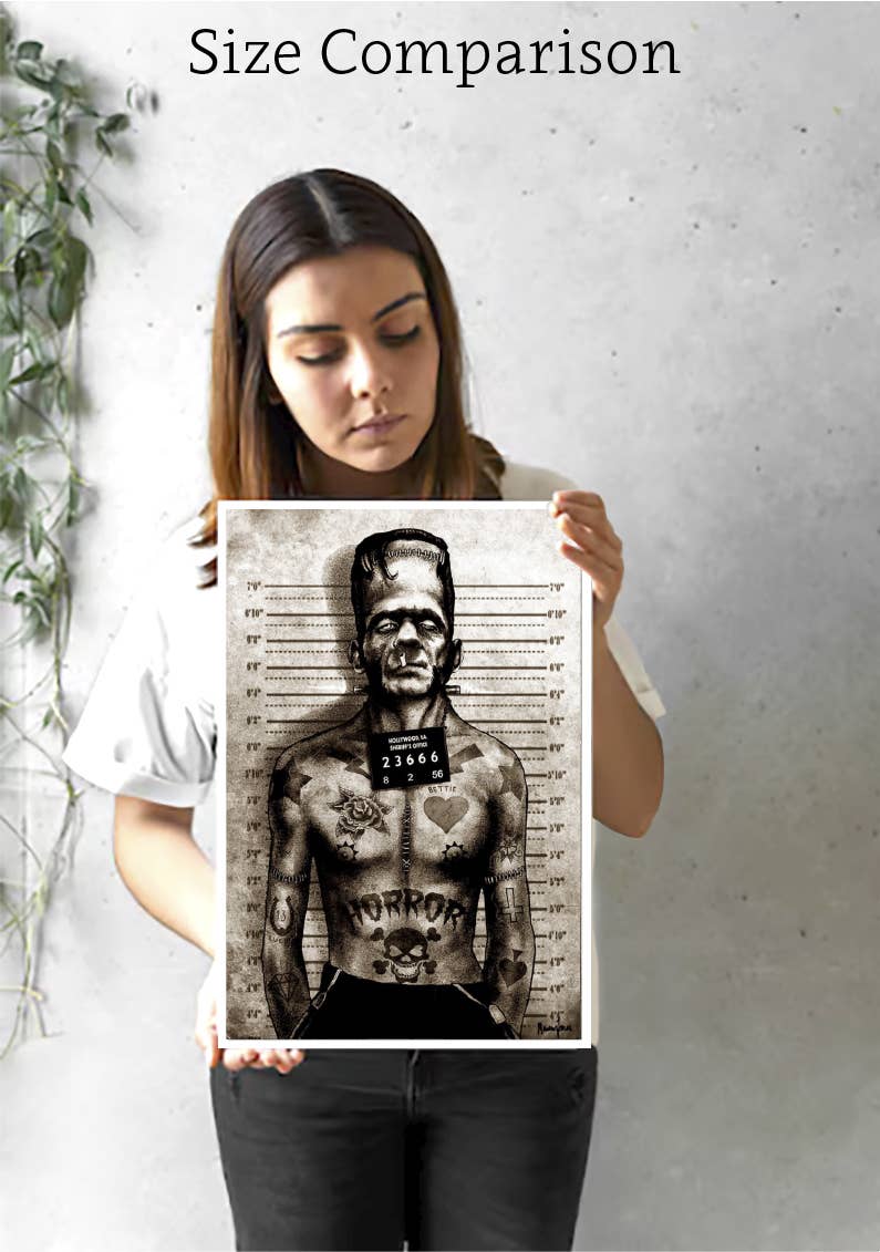 Franky Mugshot - Art Print