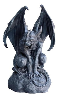 Ebros Gift Large Cathedral Guardian Crouching Winged Gargoyle Statue 12.5