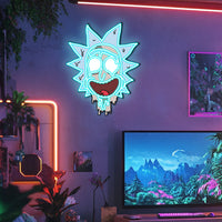 UV Printed Rick Neon Wall Art- LV0040