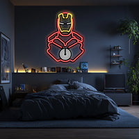 Iron Man Metal Neon Wall Art- LN0081
