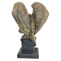 Design Toscano Abbadon Gothic Gargoyle Indoor/Outdoor Garden Statue on Celtic Base, 12 Inches Tall, Cast Stone Resin, Two Tone Stone Finish