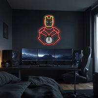 Iron Man Metal Neon Wall Art- LN0081