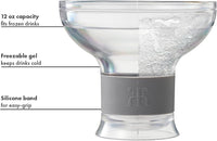 Frozen Margarita & Cocktail Chiller Glasses | Set of 4 | 12 OZ Unbreakable Tritan Acrylic-4