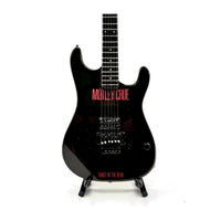 The Complete Mötley Crüe Album Cover Mini Axe Set – All 4 Official Mini Guitar Designs