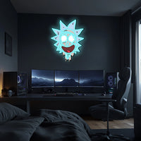 UV Printed Rick Neon Wall Art- LV0040