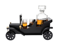 Old Fashioned Car Whiskey Decanter Set, Model T, Very Large 15