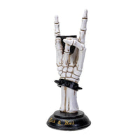 Rock on Skeleton Candleholder