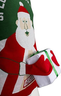 Special Delivery 3D Interactive Santa Claus Gift Christmas Sweater