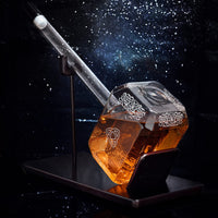 Thors Hammer Whiskey and Wine Decanter 2000ml by The Wine Savant, Miljoner for Tequila, Bourbon, Scotch, or Wine - Thor Avengers Gifts, Marvel Style Gifts, Mjölnir Gifts for Dad-1