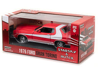 1976 Ford Gran Torino Red with White Stripes 