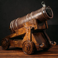 Cannon Wine & Whiskey Decanter Set, Handmade Extra Large Vintage Replica 750ml Decanter 21