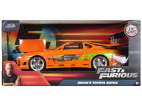 Brian's Toyota Supra Orange with Graphics 