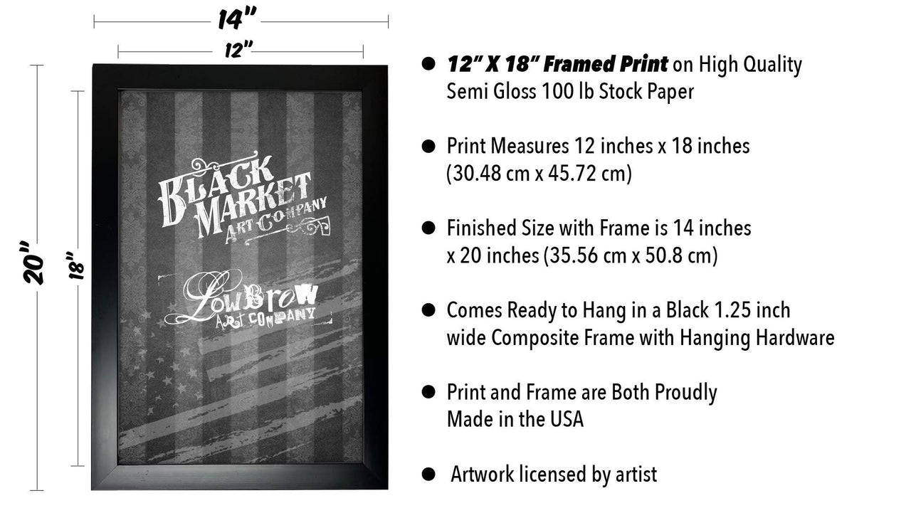 Jimi Mugshot - Art Print