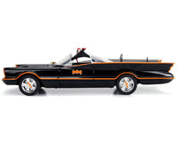 Classic TV Series Batmobile with Working Lights, and Diecast Batman and Robin Figures 
