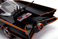 Classic TV Series Batmobile with Working Lights, and Diecast Batman and Robin Figures 