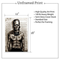 Franky Mugshot - Art Print