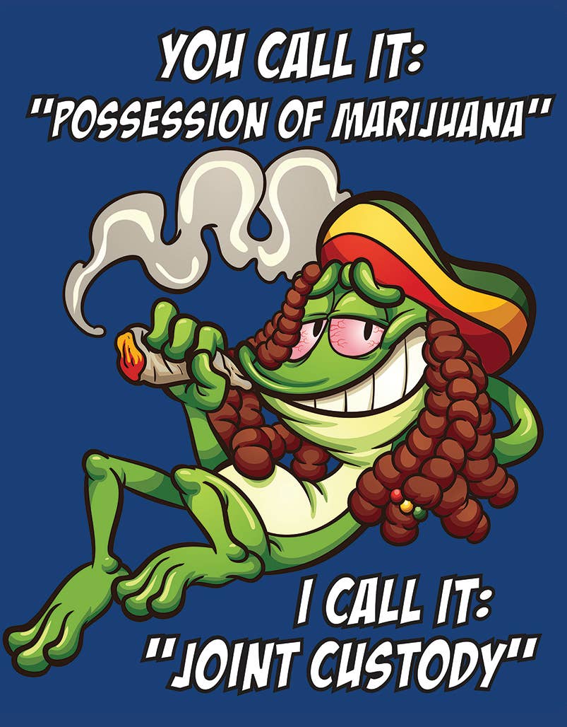 Joint Custody Tin Sign