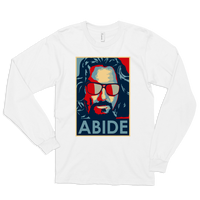 Big Lebowski Abide, Hope Style Long Sleeve Shirt-3
