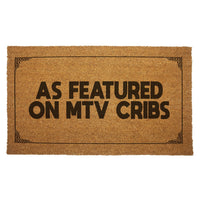 As Featured on Cribs Door Mat