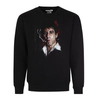 Scarface Tony Montana 80s Distressed portrait Graphic Tee Shirt