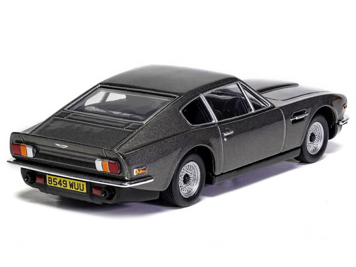 Aston Martin V8 RHD (Right Hand Drive) Black Metallic James Bond 007 "No Time To Die" (2021) Movie Diecast Model Car by Corgi-1