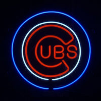 Chicago Cubs UBS Baseball Logo Neon_Signs