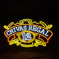 Chivas Regal 12 Whiskey Neon Signs