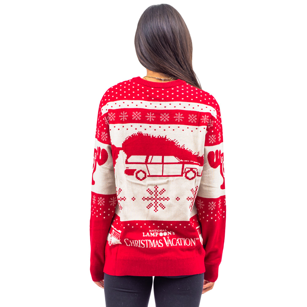 Christmas Vacation The Griswold's Threshold Clark Santa Hat Ugly Christmas Sweater