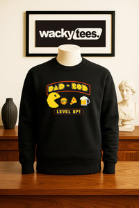 Dad Bod Pac Man 8bit Gaming Style Daddy Body Funny Graphic Tee Shirt