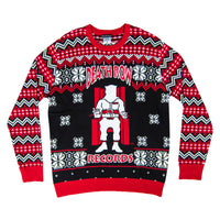 Death Row Records Inmate Fair Isle Adult Ugly Christmas Sweater