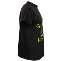 Dr Seuss Green Eggs and Ham Adult Short Sleeves Black T-Shirt