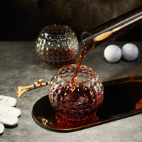 Golf Club Whiskey Decanter and 2 Liquor Glasses - 29 OZ Decanter & 15 OZ Glass Set - Golf Stick Gifts for Men, Unique Liquor Decanter Set - Bourbon, Scotch Decanter for Alcohol, Golfer Gifts for Dad-4