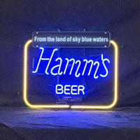 Hamm's Beer From the Land of Sky Blue Waters Neon Signs