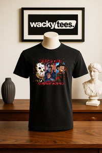 Just a Girl Who Loves Horror Movies 1 Horror Terror Halloween Graphic Tee Shirt
