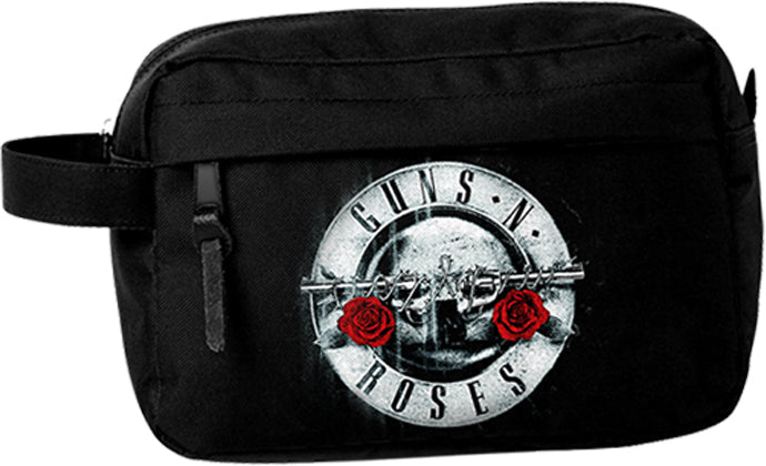 Rocksax Guns N' Roses Wash Bag - Silver Bullet