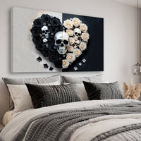 Skull and Flowers Wall Art XIII