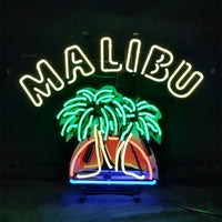 Malibu Beer Palm Tree Neon Signs