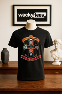 Maniacs N Blades Appetite For Slaying Horror Terror Halloween Graphic Tee Shirt