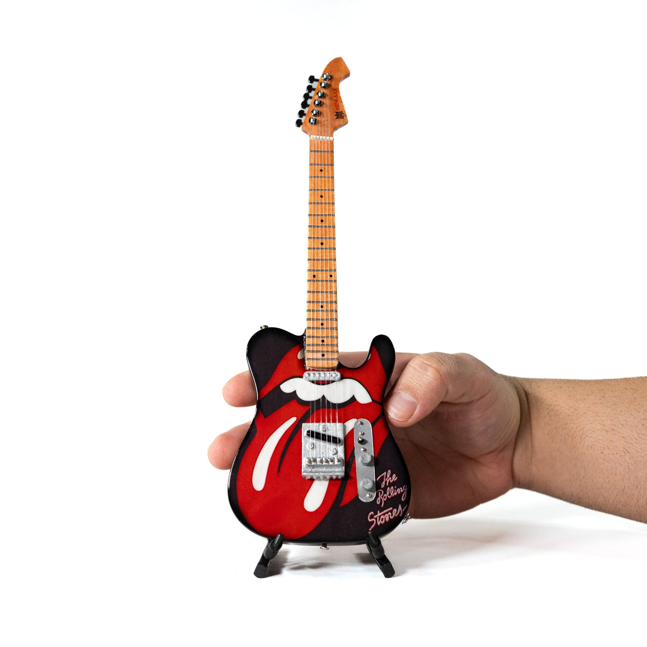 The Rolling Stones "Tongue and Lips" Mini Axe