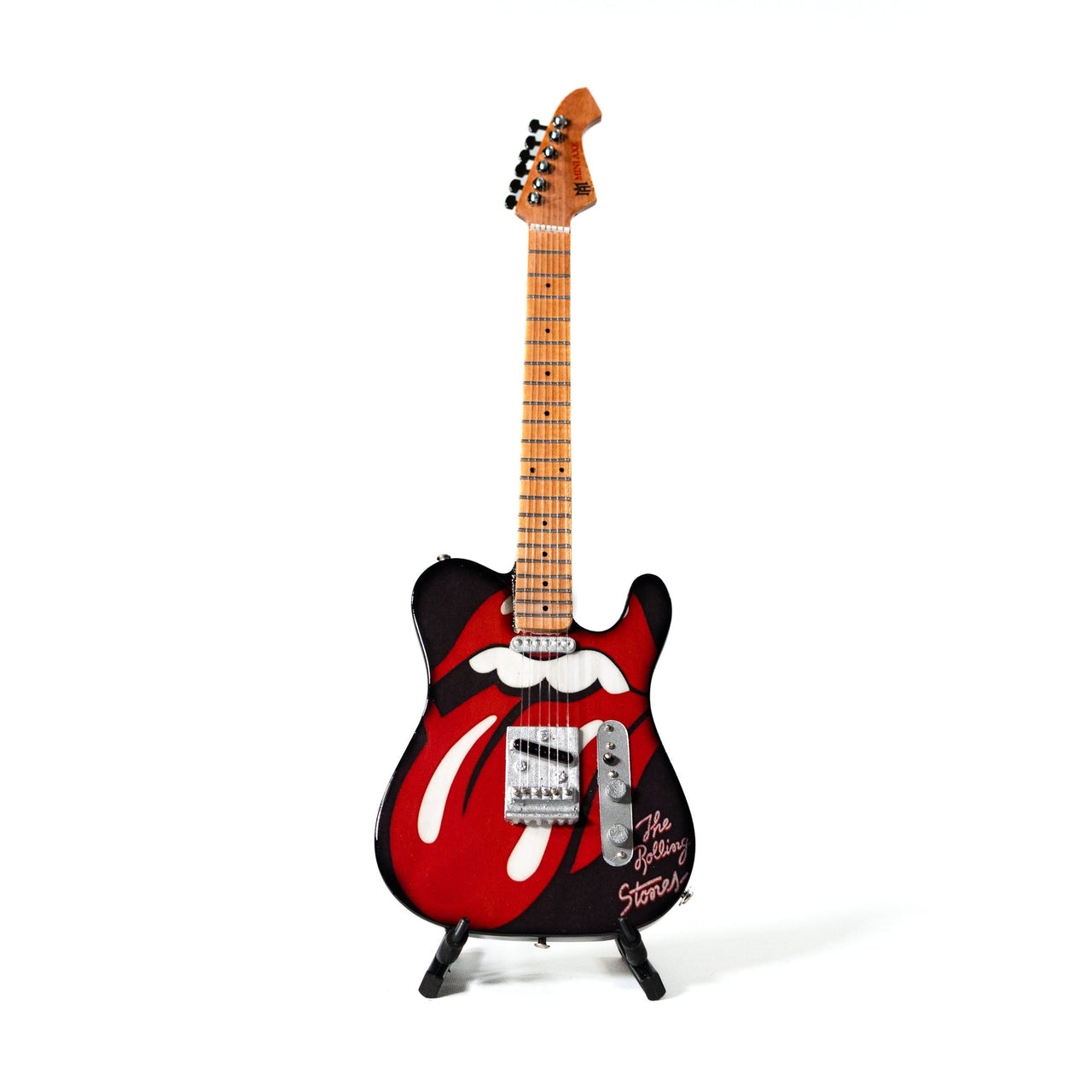 The Rolling Stones "Tongue and Lips" Mini Axe