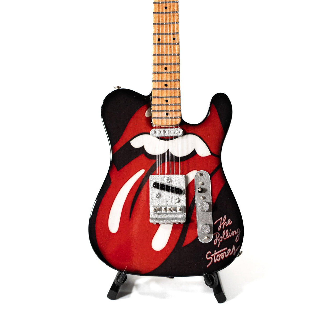 The Rolling Stones "Tongue and Lips" Mini Axe