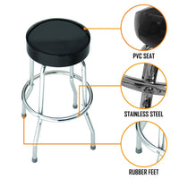 Rocksax David Bowie Bar Stool - Aladdin Sane
