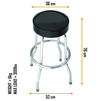 Rocksax David Bowie Bar Stool - Aladdin Sane