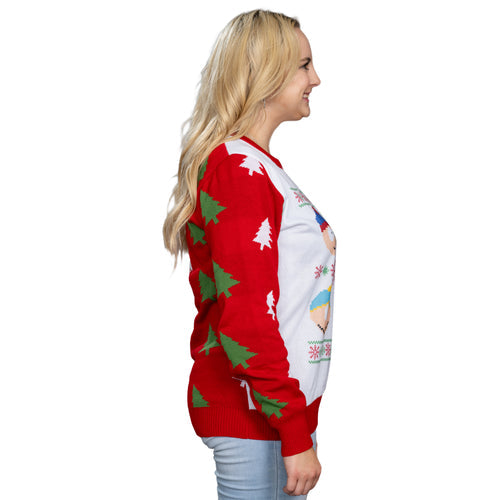 South Park Stan Kyle Cartman Kenny Faces Christmas Sweater